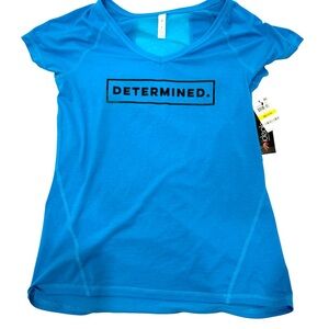 Ideology NWT Determined Blue Women's Top size M